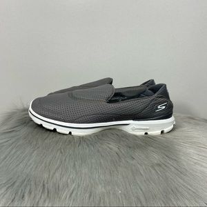 Skechers Gowalk 3 Goga Mat Women Gray Shoes